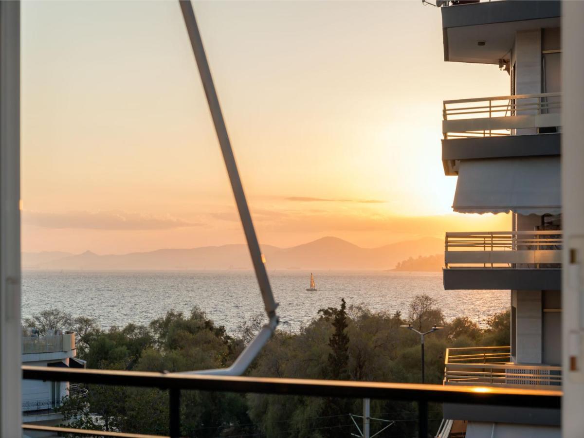 Flisvos Elite Seafront Luxury Apartment Athén Kültér fotó